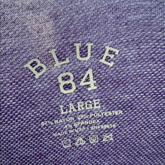 College Corner High Point University Purple V-neck tee shirt large NEW - Picture 5 of 6